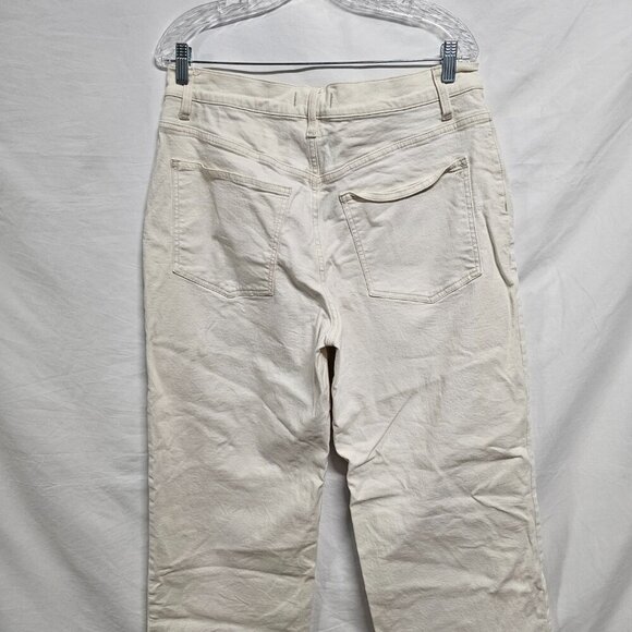 Madewell The Perfect Vintage Wide Leg Women Jean Size 32 Ivory - Picture 8 of 13